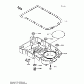 Схема вузла: Маслозбірник для Kawasaki ZX600 Ninja 600R
