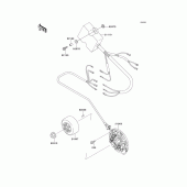Схема узла: Генератор для Kawasaki KX250/ KX252 KX250
