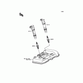 Схема вузла: Система запалювання для Kawasaki ER250 Z250 ABS