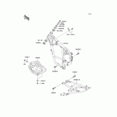 Схема узла: Рама для Kawasaki KL650 KLR650