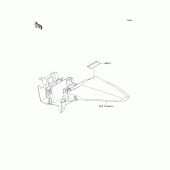 Схема вузла: Інформаційні наклейки для Kawasaki KLX110 KLX110L