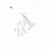 Схема вузла: Brake pedal/torque link для Kawasaki ZR750 ZR-7S