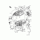 Схема вузла: Картер двигуна для Kawasaki EX650 ER-6F ABS
