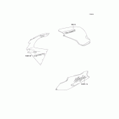 Схема вузла: Decals(red)(zx900-b2) для Kawasaki ZX900 Ninja ZX-9R