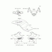 Схема вузла: Decals(blue)(c4) для Kawasaki ZX1200 ZZR1200