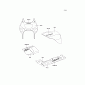 Схема вузла: Decals(red)(ca,us)(zx600-e8) для Kawasaki ZX600 Ninja ZX-6