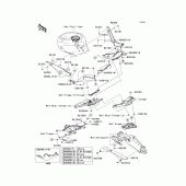 Схема вузла: Side covers/chain cover(1/2) для Kawasaki ZX1000 Ninja ZX-10R