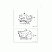 Схема вузла: Болти картера двигуна для Kawasaki VN800 Vulcan 800 Classic
