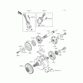Схема узла: Коленчатый вал для Kawasaki VN1500 VN1500 Classic Tourer Fi