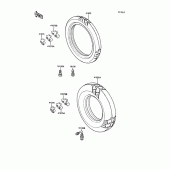 Схема вузла: Шина для Kawasaki ZG1000 1000GTR
