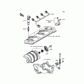 Схема вузла: Ignition System для Kawasaki ZX1400 ZZR1400 ABS