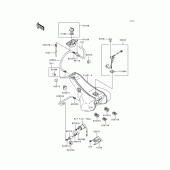 Схема вузла: Паливний бак для Kawasaki ZG1200 Voyager XII