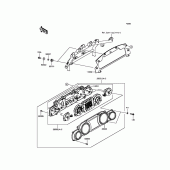 Схема вузла: Meter(s) для Kawasaki VN1700 Vulcan 1700 Voyager Custom ABS
