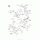 Схема вузла: Кофри (Side Bag Bracket) для Kawasaki VN1700 Vulcan 1700 Voyager
