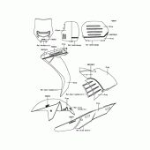 Схема вузла: Decals(Gray) для Kawasaki ZG1400 1400GTR ABS