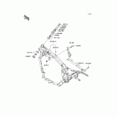 Схема узла: Рама для Kawasaki VN1600 Vulcan 1600 Nomad