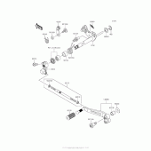 Схема вузла: Перемикач передач для Kawasaki ZR800 Z800