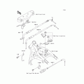Схема узла: Тросики для Kawasaki VN1500 VN1500 Drifter