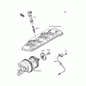 Схема вузла: Ignition System для Kawasaki ZR900 Z900 ABS