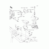 Схема вузла: Fuel injection для Kawasaki BJ250 250TR