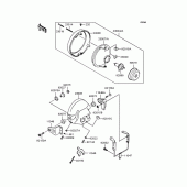 Схема вузла: Фара для Kawasaki ZR400 Zephyr X