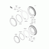 Схема вузла: Шини для Kawasaki EL250 Eliminator 250