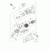 Схема вузла: Генератор для Kawasaki ZG1200 Voyager XII