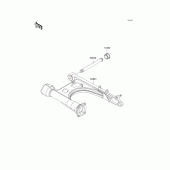 Схема узла: Задний рычаг (Маятник) для Kawasaki VN1500 Vulcan 1500 Classic