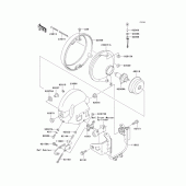 Схема вузла: Headlight(s) для Kawasaki ZR750 ZR-7