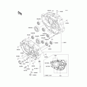 Схема узла: Картер двигателя для Kawasaki KLX300R