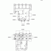 Схема вузла: Болти картера двигуна для Kawasaki ZX400 ZXR400