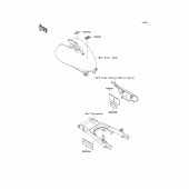 Схема вузла: Інформаційні наклейки для Kawasaki VN250 Eliminator 250V