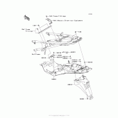 Схема вузла: Rear Fender(S) для Kawasaki ZG1400 Concours 14 ABS