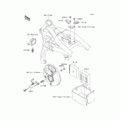 Схема вузла: Fuel injection для Kawasaki VN1500 Vulcan 1500 Mean Streak