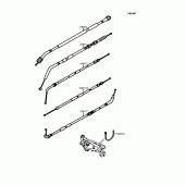 Схема узла: Тросики для Kawasaki EL250 Eliminator 250LX