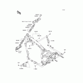 Схема вузла: Рама для Kawasaki VN1700 Vulcan 1700 Nomad