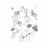 Схема вузла: Патрубки системи охолодження для Kawasaki EX250 Ninja 250