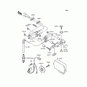 Схема узла: Система зажигания для Kawasaki ZX750 Ninja ZX-7R