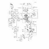 Схема вузла: Air cleaner(1/3) для Kawasaki ZG1200 Voyager XII