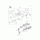 Схема вузла: Аксесуари (Topcase Bracket) для Kawasaki ER650 Z650