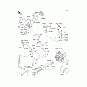 Схема узла: Масляный насос & Масляный фильтр для Kawasaki VN1500 Vulcan 1500 Classic FI