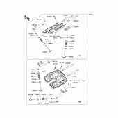 Схема узла: Клапан(ы) для Kawasaki VN2000 VN2000 Classic
