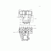 Схема узла: Болты картера двигателя для Kawasaki ZX600 Ninja ZX-6