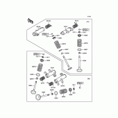 Схема вузла: Клапан для Kawasaki VN900 Vulcan 900 Custom