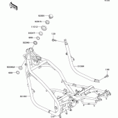 Схема узла: Рама для Kawasaki ER500 ER-5