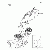 Схема вузла: Аксесуари для Kawasaki KX250/ KX252 KX250F