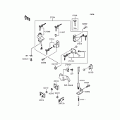 Схема вузла: Замок запалювання для Kawasaki EX400 EX-4