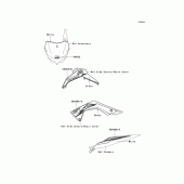 Схема вузла: Decals(green)(aef) для Kawasaki KLX140 KLX140