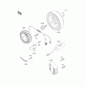 Схема вузла: Генератор для Kawasaki KLX650 KLX650