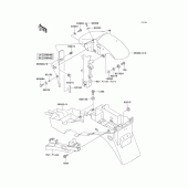 Схема узла: Крыло для Kawasaki ZX600 ZZ-R600